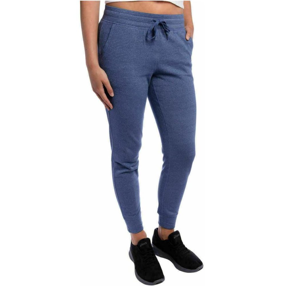 Champion Elite Women's French Terry Tapered Drawstring Jogger Pants - Blue - XXL - Picture 4 of 4